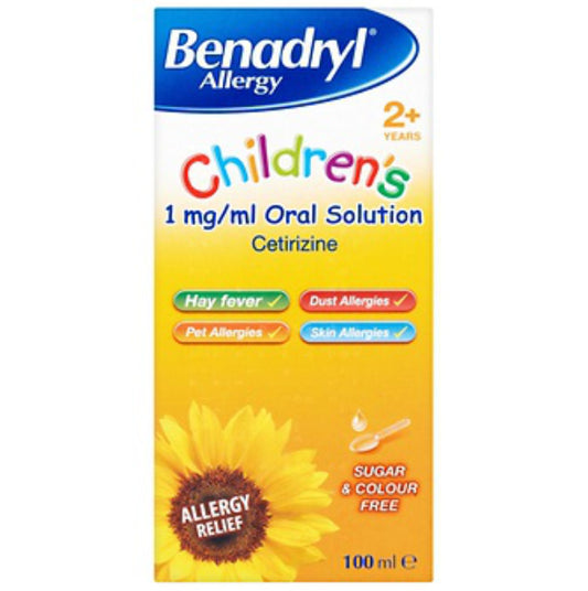 Benadryl Allergy Children's 1mg/ml Oral Solution