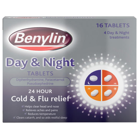 Benylin Day and Night 16 Tablets