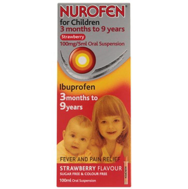 Nurofen for Children Strawberry Flavour 100ml