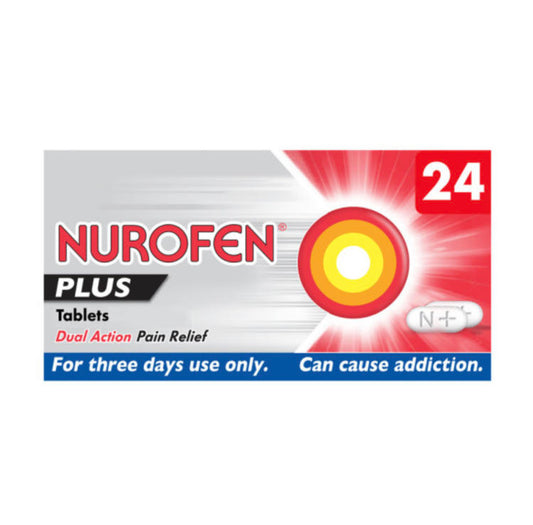 Nurofen Plus 200mg 24 Tablets