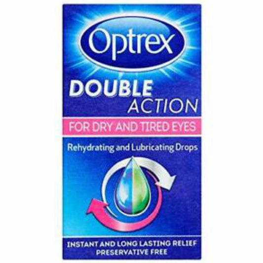 Optrex Double Action Dry Eye Drops 10ml