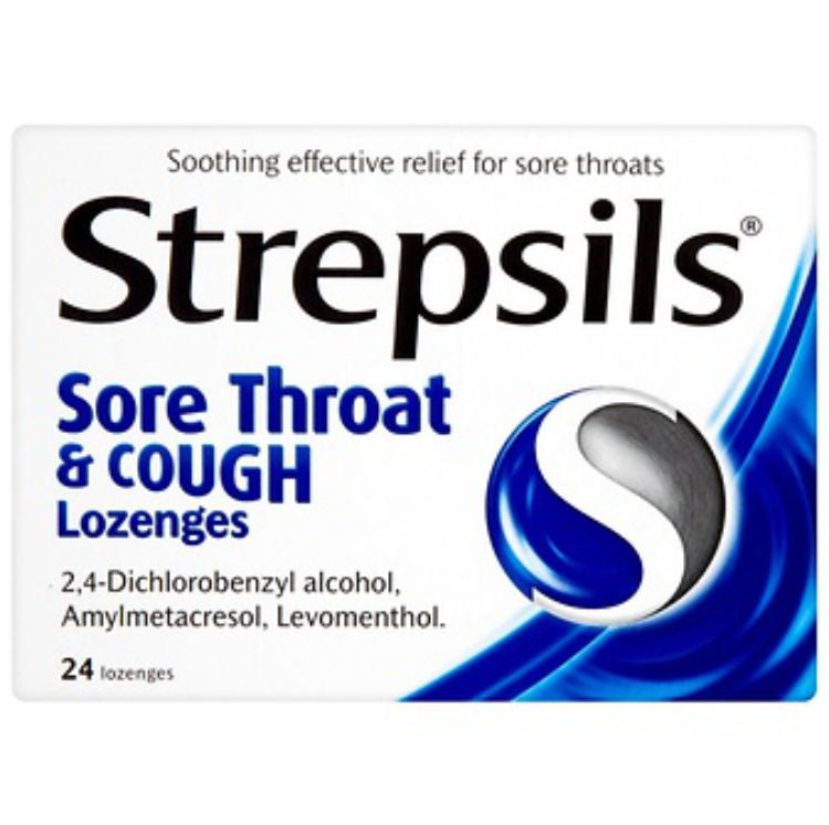 Strepsils Sore Throat &amp; Cough Lozenges 24s